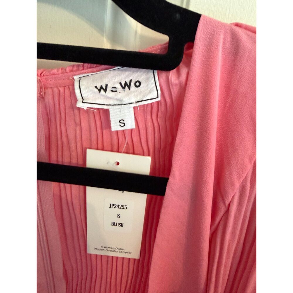 New!! WoWo Woman's Blush Dress size s - Picture 3 of 4